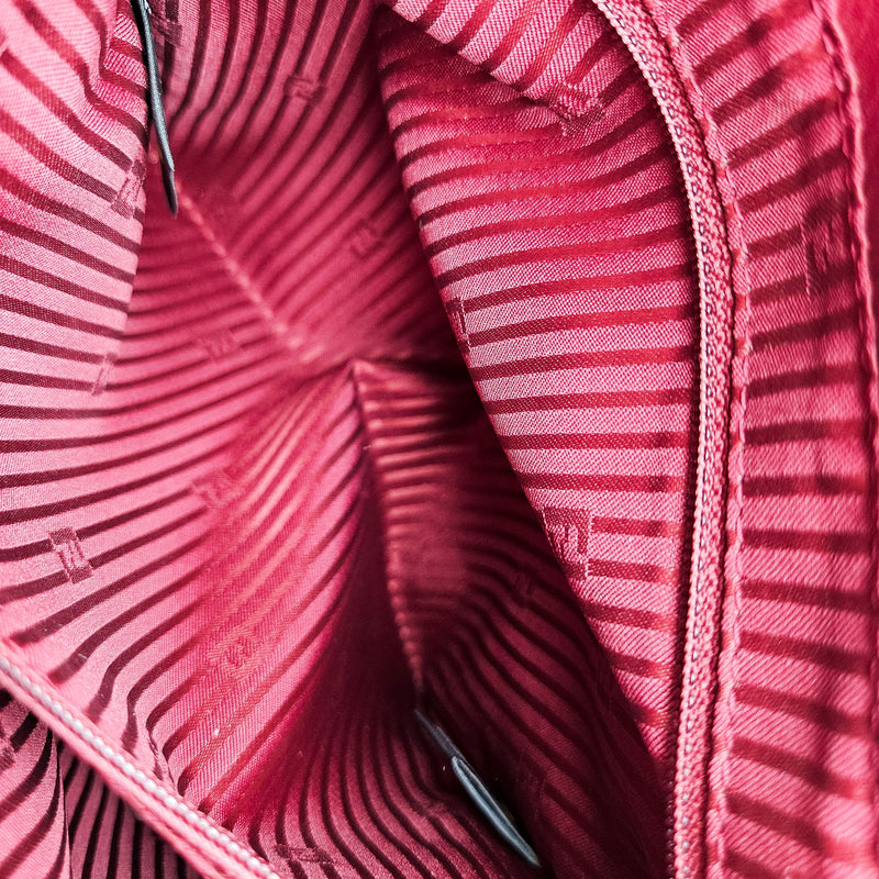 Fendi Mama Baguette Leather Red