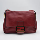 Fendi Mama Baguette Leather Red