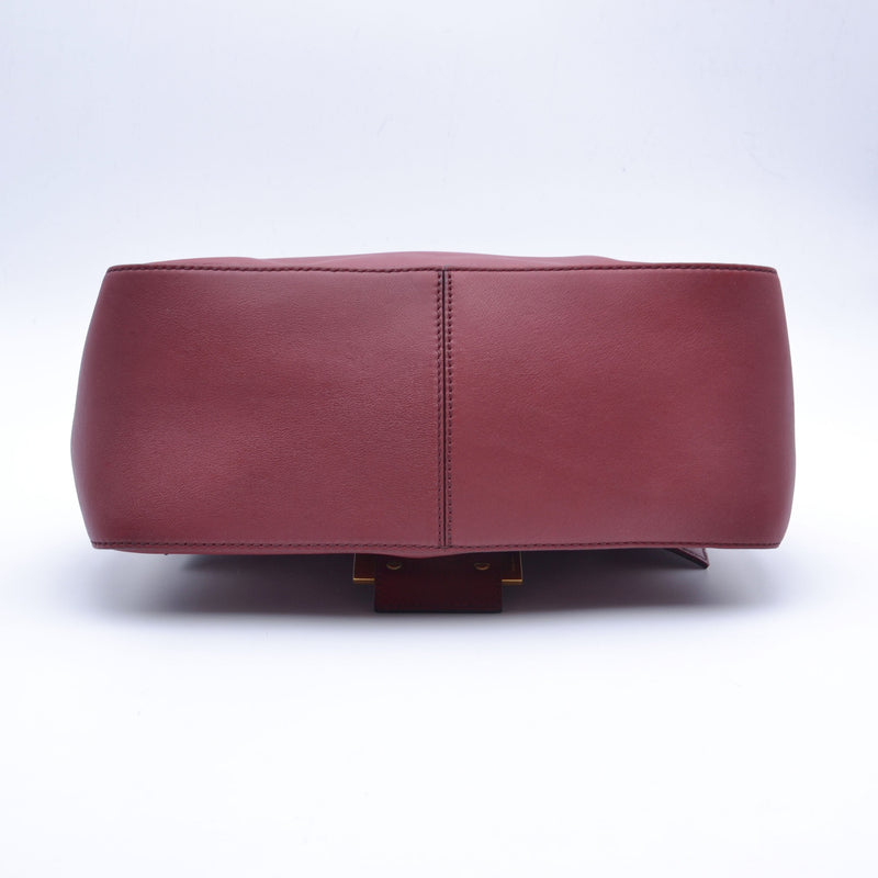 Fendi Mama Baguette Leather Red