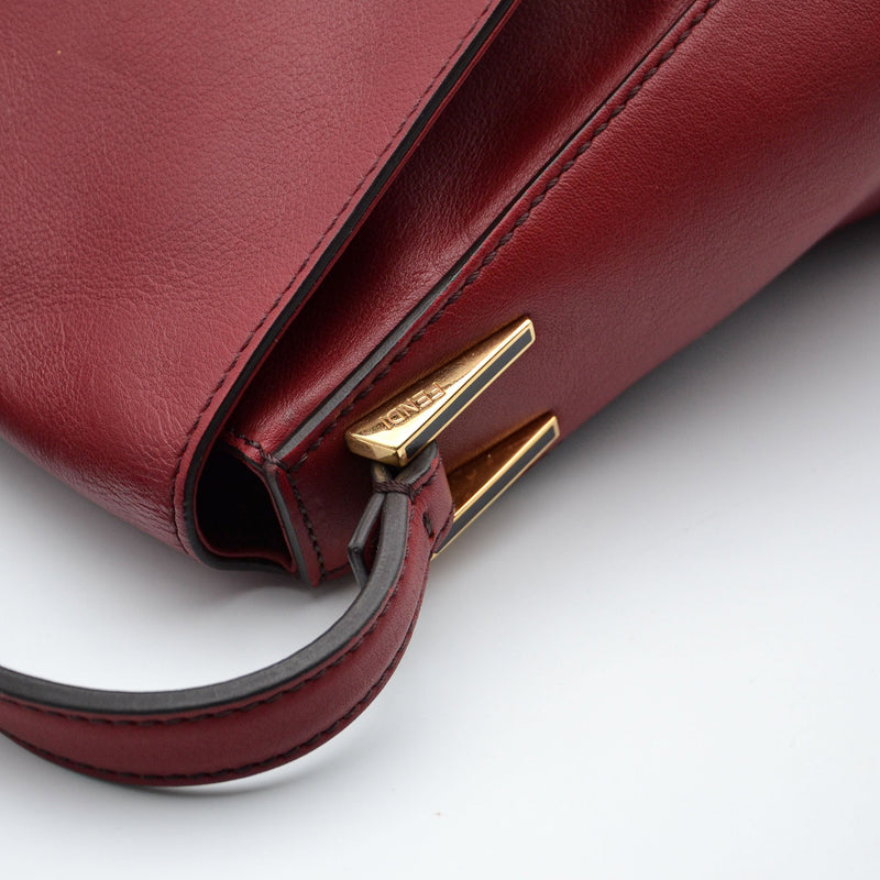 Fendi Mama Baguette Leather Red