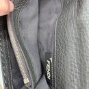 Portefeuille Fendi Selleria Cuir Grainé Gris Anthracite Unisexe