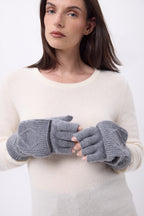 Mitones con capucha abatible Fergane - Gris oscuro - Unisex