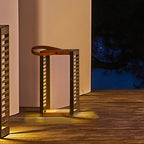 Ferian - Lanterne Solaire - Acier - Noir