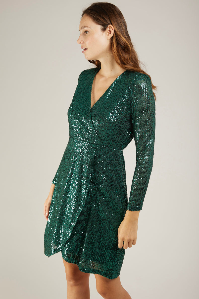 ROBE COURTE VERT - Andy & Lucy