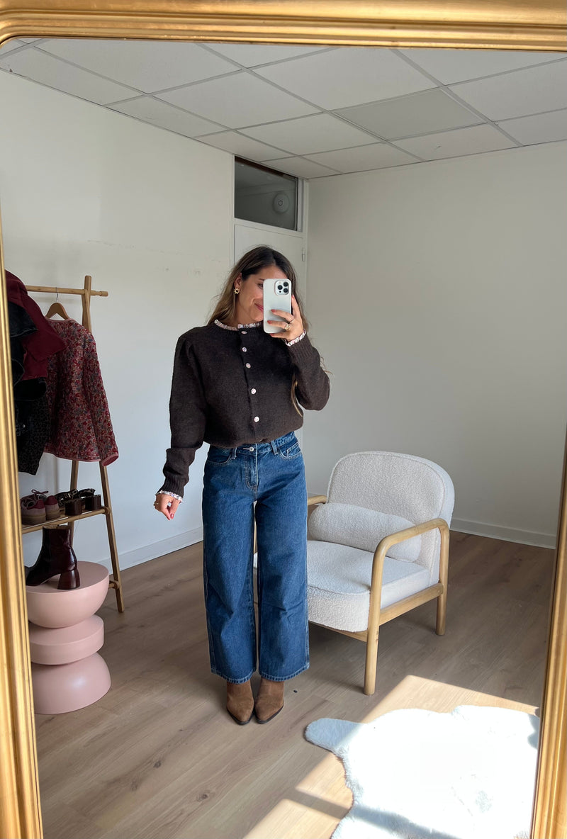 Cardigan Liberty Alma Chocolat