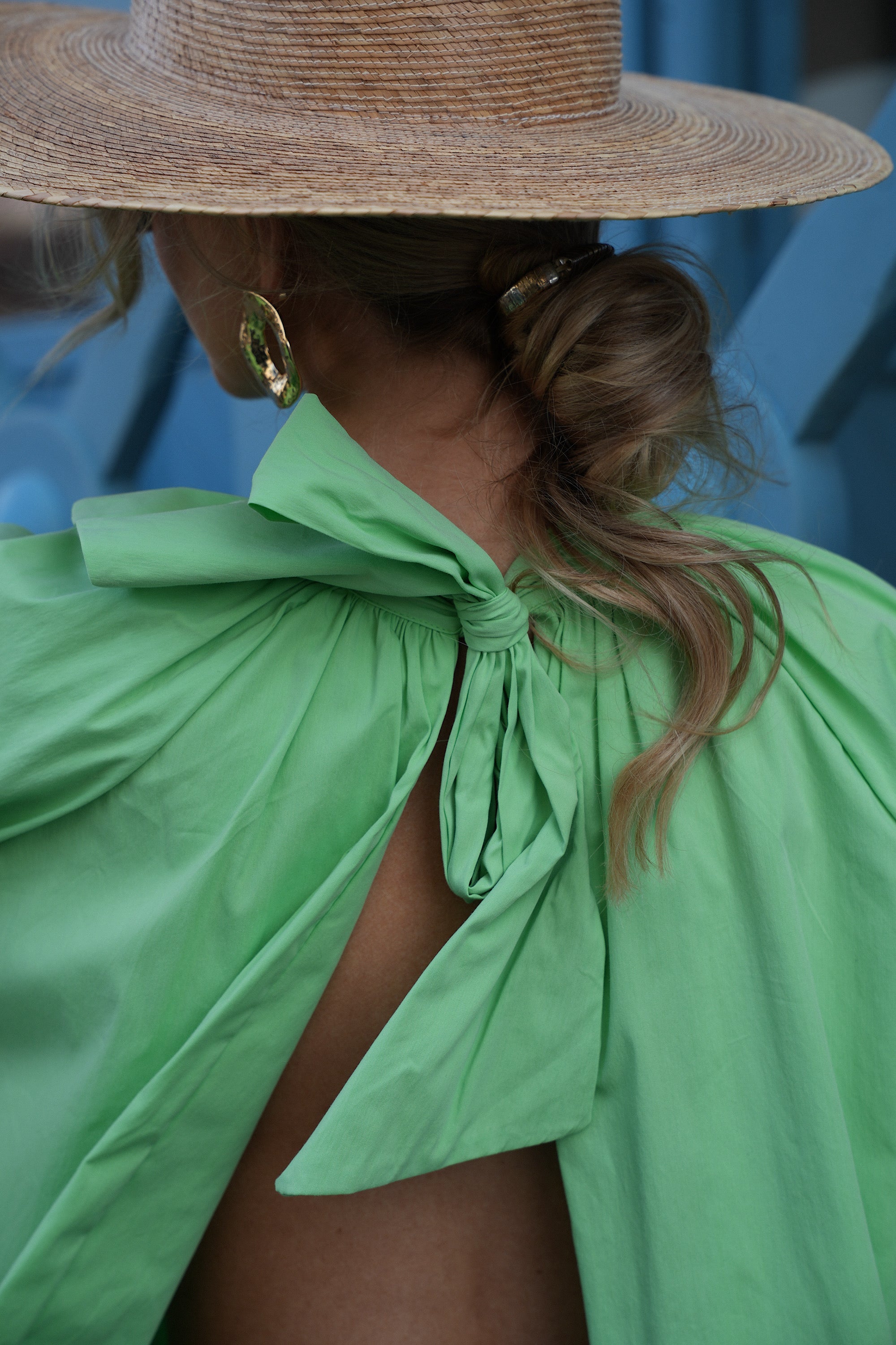 Blouse Dos Nu Lorena - Verte
