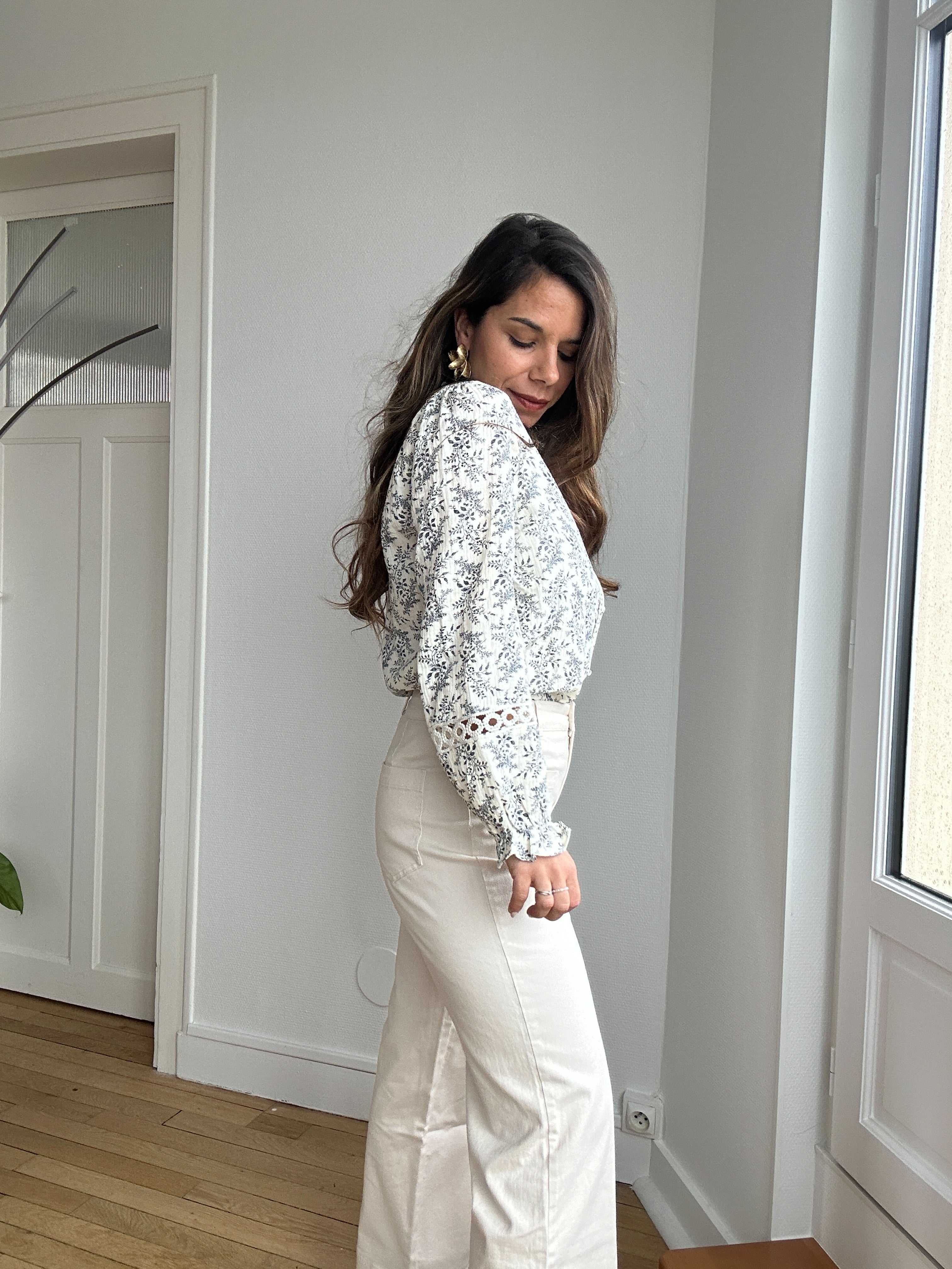 Blouse Emma fleurie