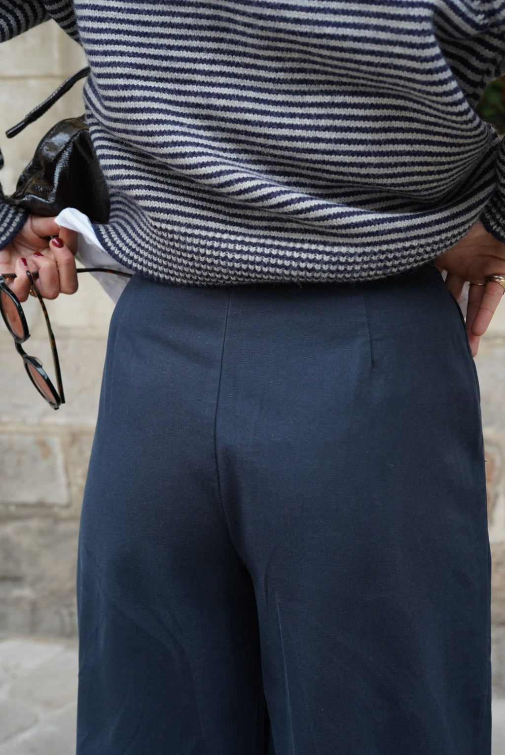 Théodore Marine pants