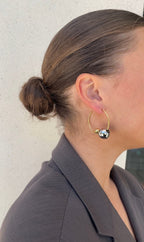 Boucles D'Oreilles Asymmetric Pearl