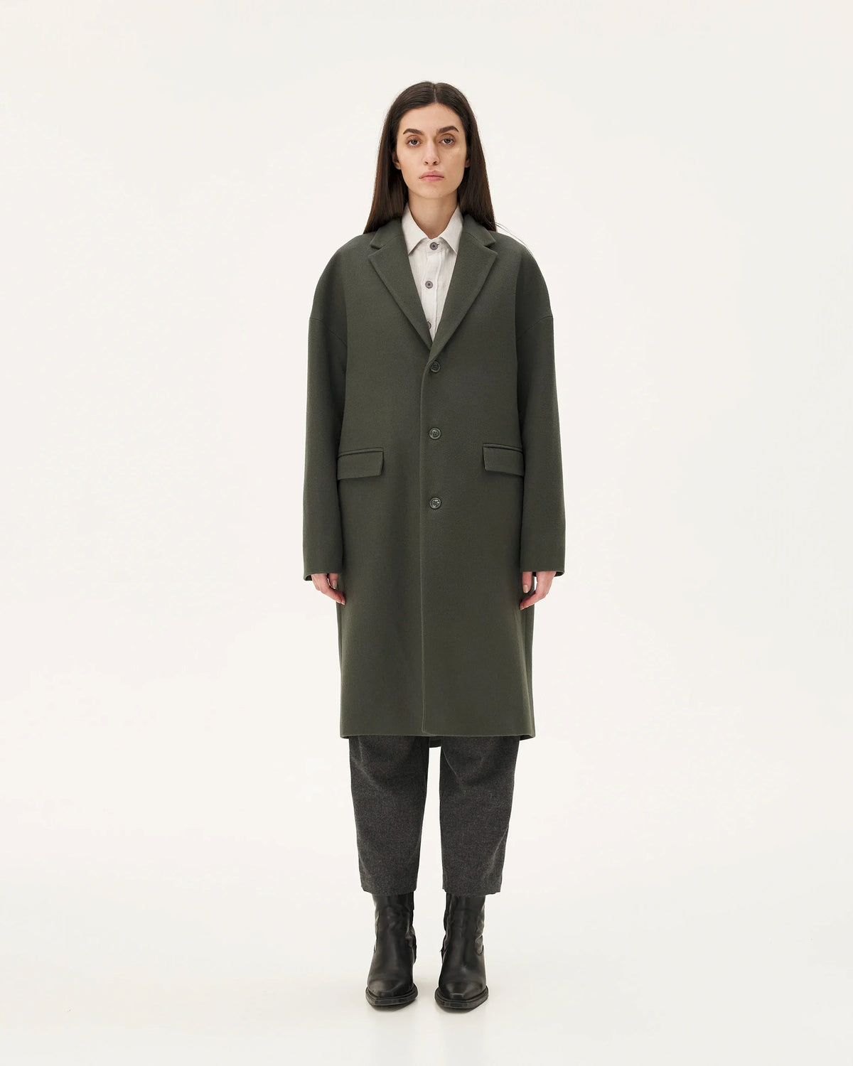 Manteau Genoa Ash Green