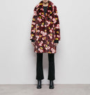Manteau - Rouge Et Noir - Femme