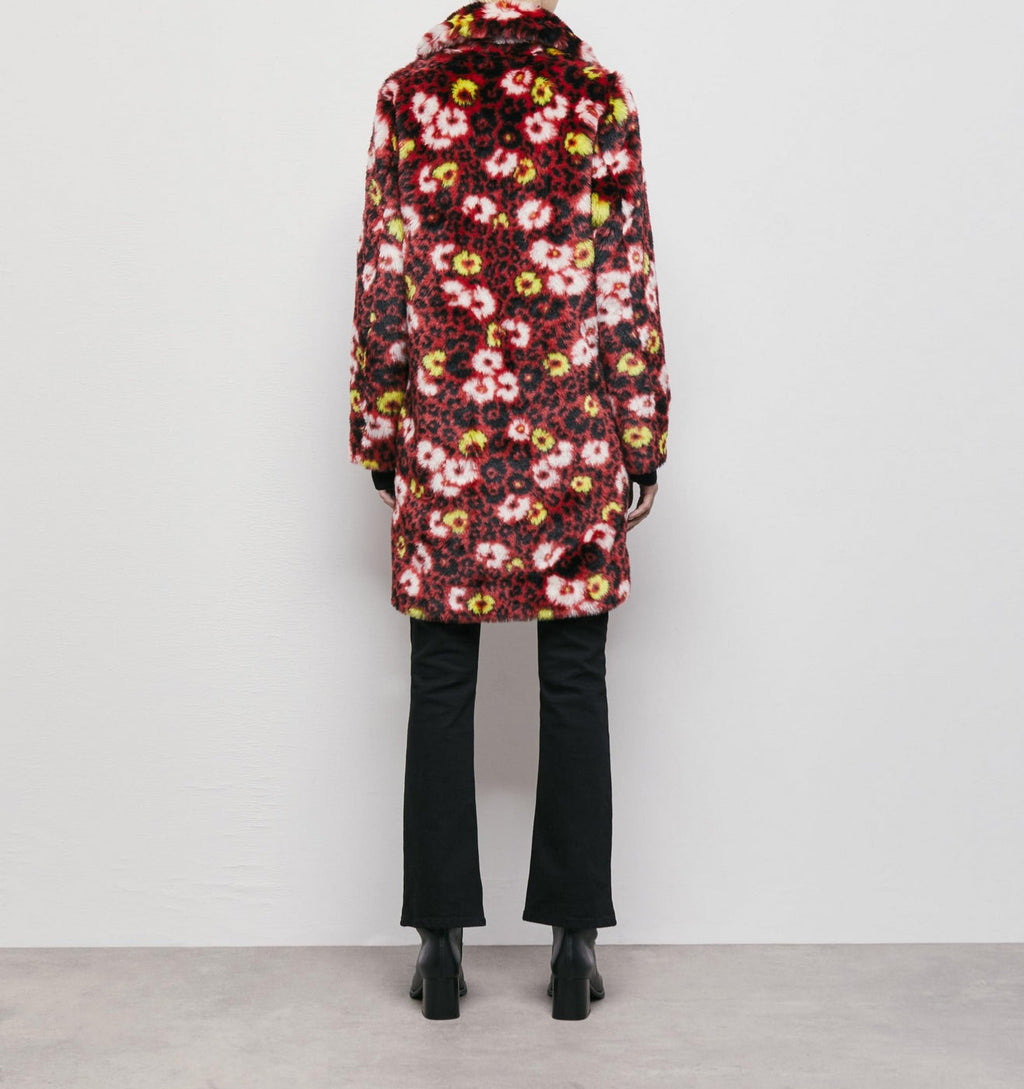 The Kooples - Manteau - Rouge Et Noir - Femme