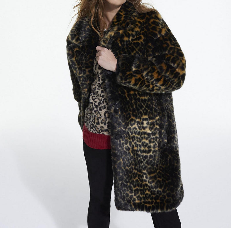 Fausse Fourrure Leopard - Femme