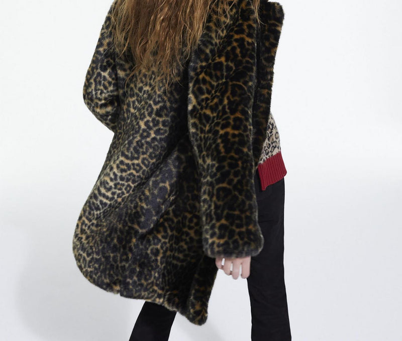 Fausse Fourrure Leopard - Femme