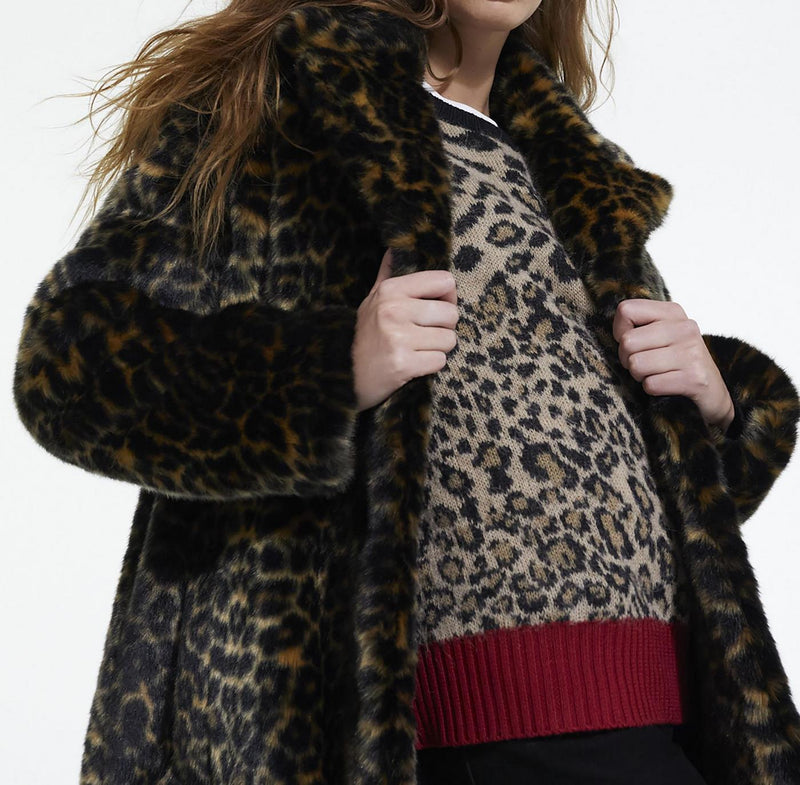 Fausse Fourrure Leopard - Femme