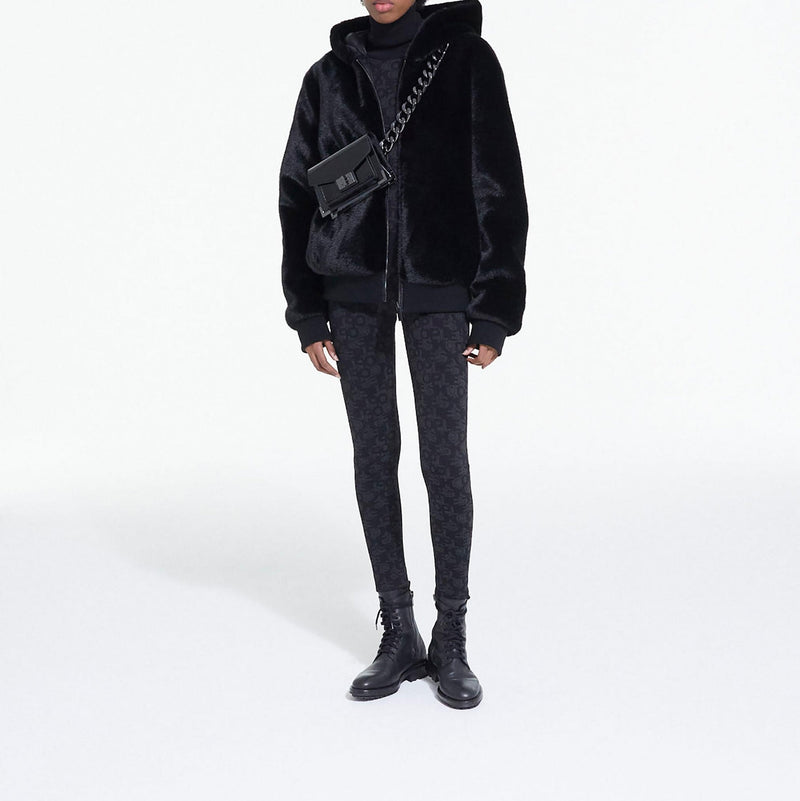 Veste Reversible Fausse Fourrure Et Nylon - Femme