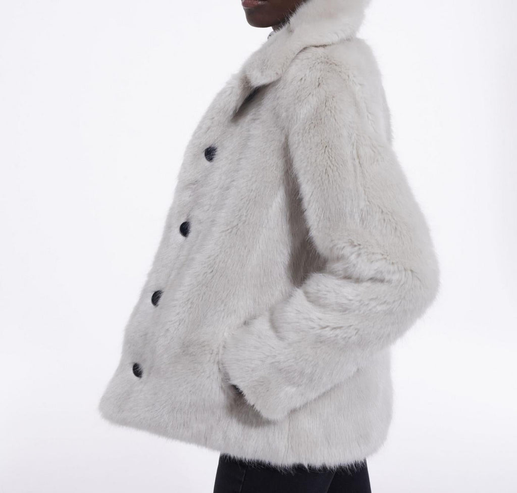 The Kooples - Fausse Fourrure Manches Longues - Femme