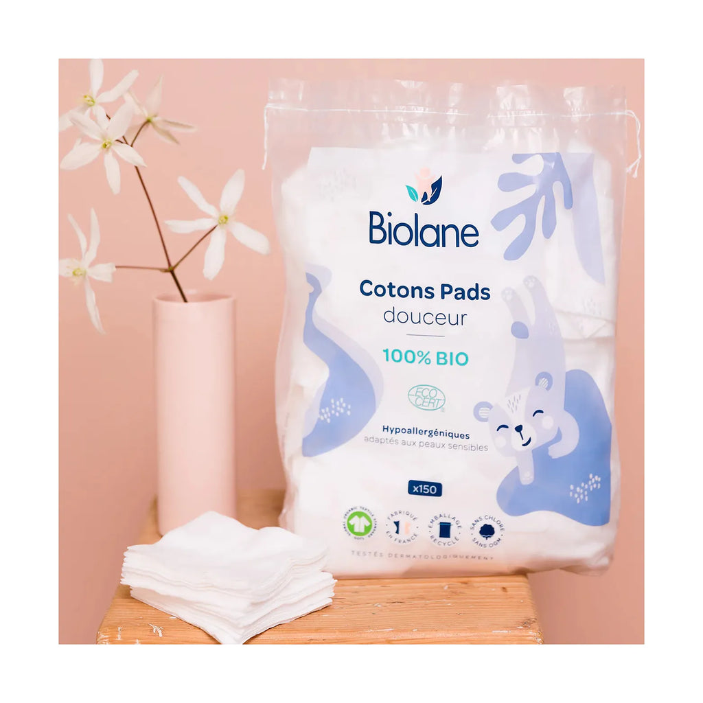 3-Pack Mjuka Bomullspads - 100 % Eko