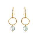 Boucles D'Oreilles Fidji Aigue Marine