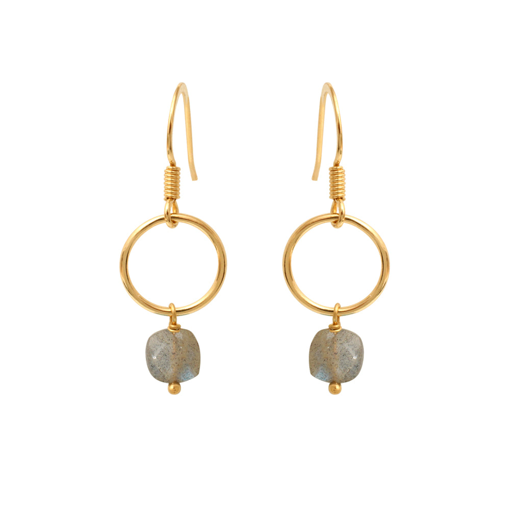 Boucles D'Oreilles Fidji Labradorite