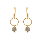 Boucles D'Oreilles Fidji Labradorite