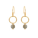 Boucles D'Oreilles Fidji Labradorite