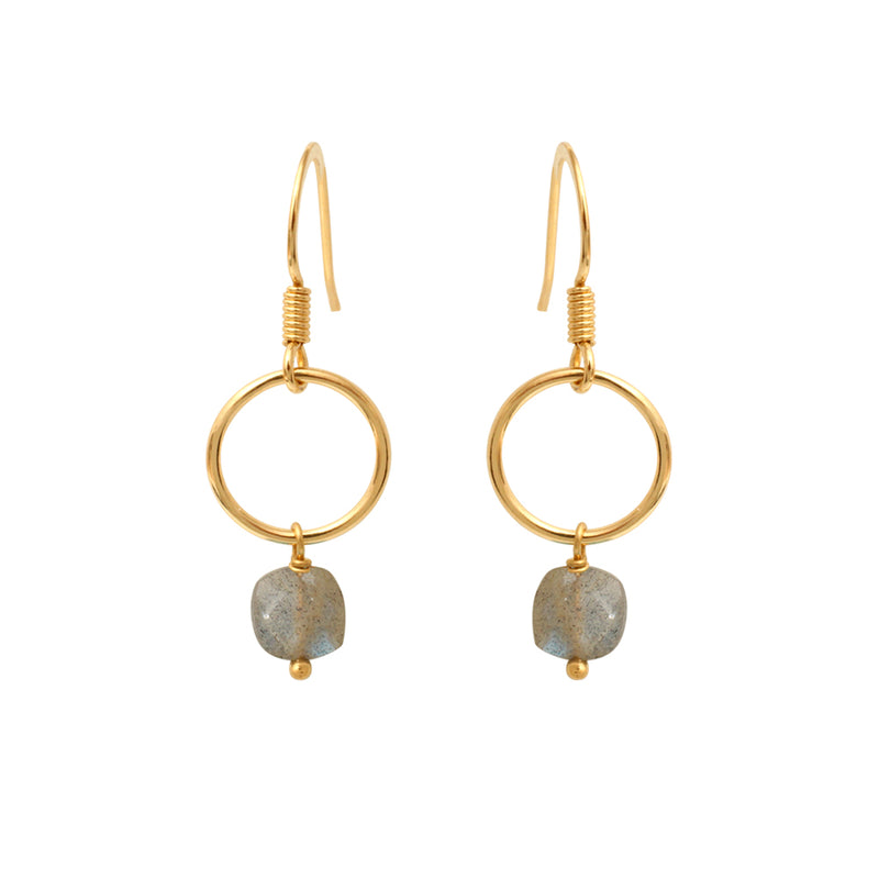 Boucles D'Oreilles Fidji Labradorite