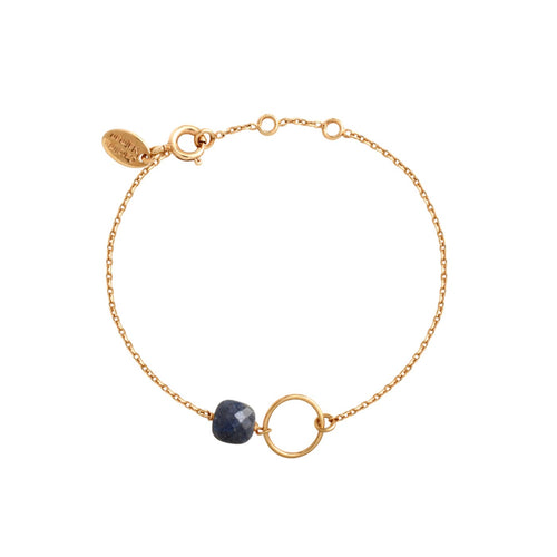 Bracelet Doré Fidji Sodalite