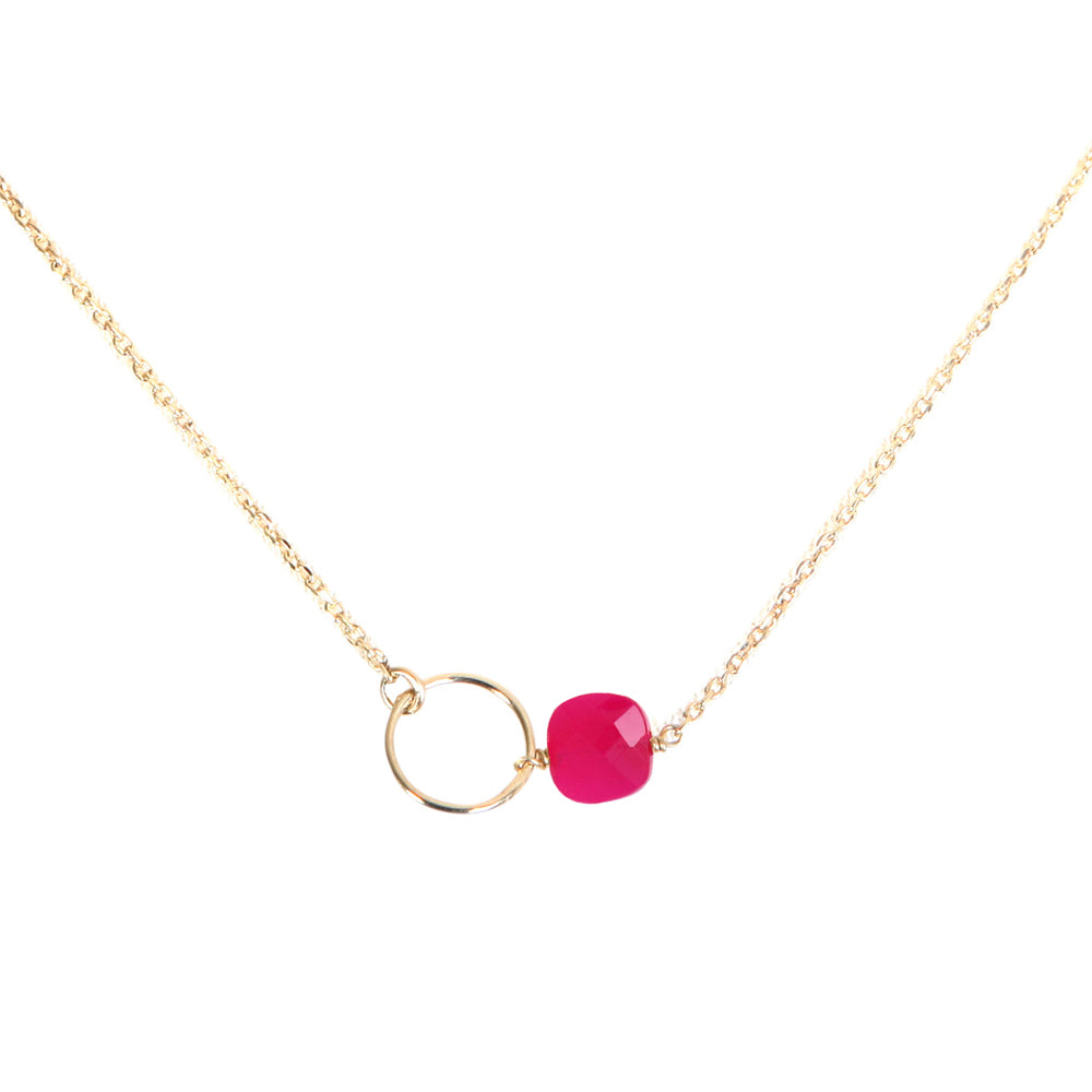 Collier Fidji Onyx Rose
