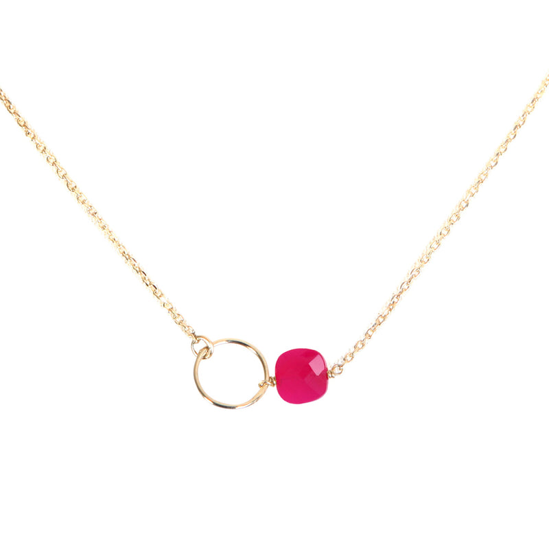 Collier Fidji Onyx Rose