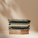 Finaki clutch bag - Beige & Black