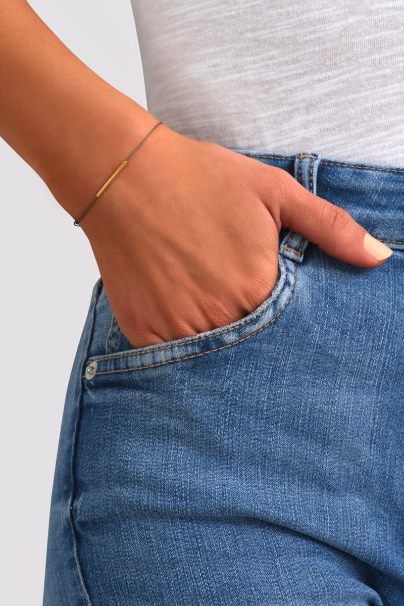 Bracelet Cordon Fineline Beige