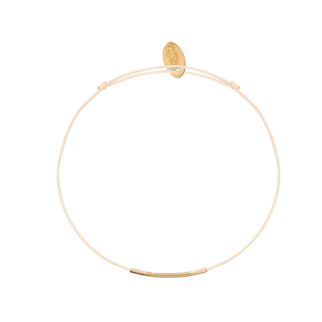 Fineline Beige Cord Bracelet