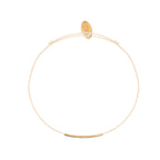 Fineline Beige Cord Bracelet