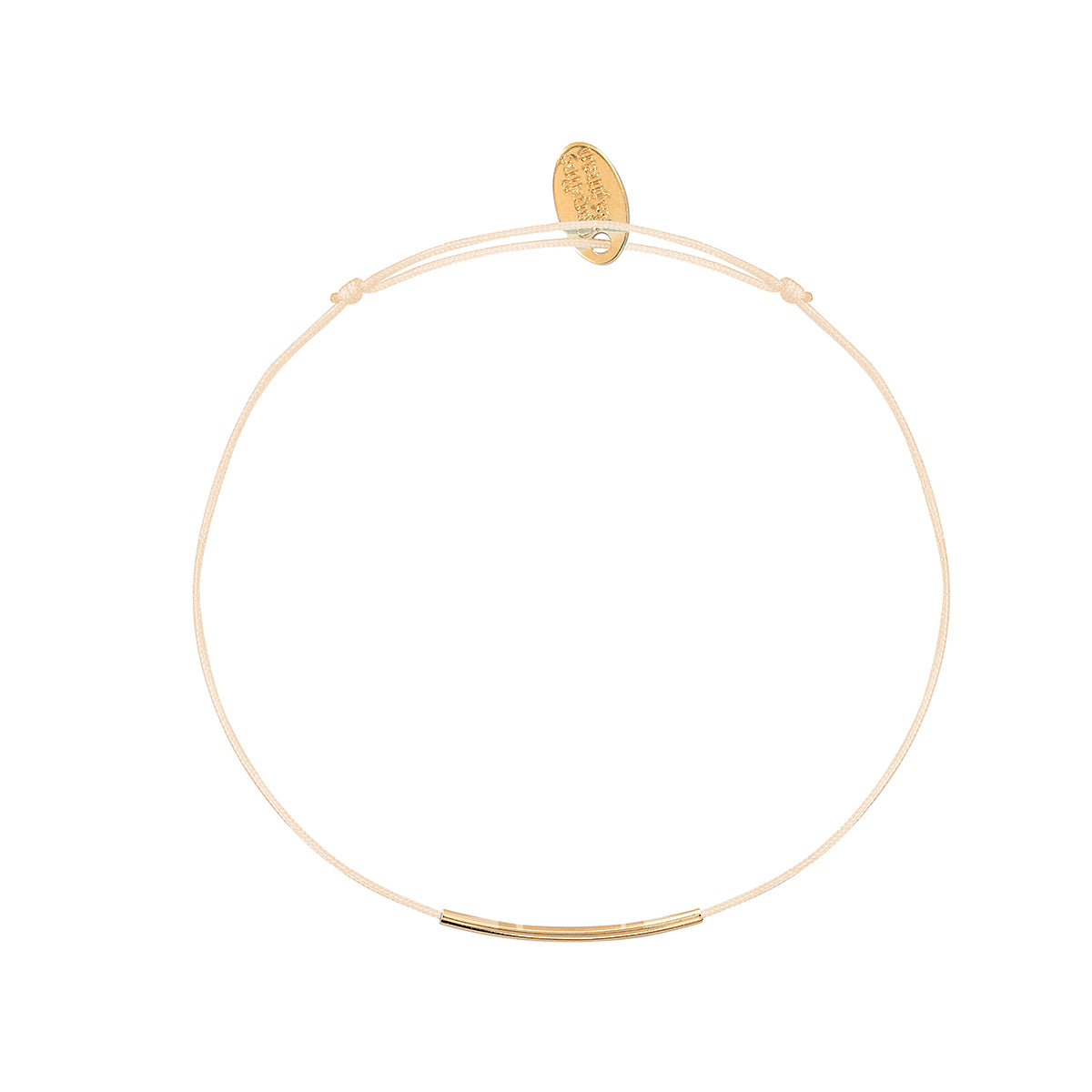 Fineline Beige Cord Bracelet