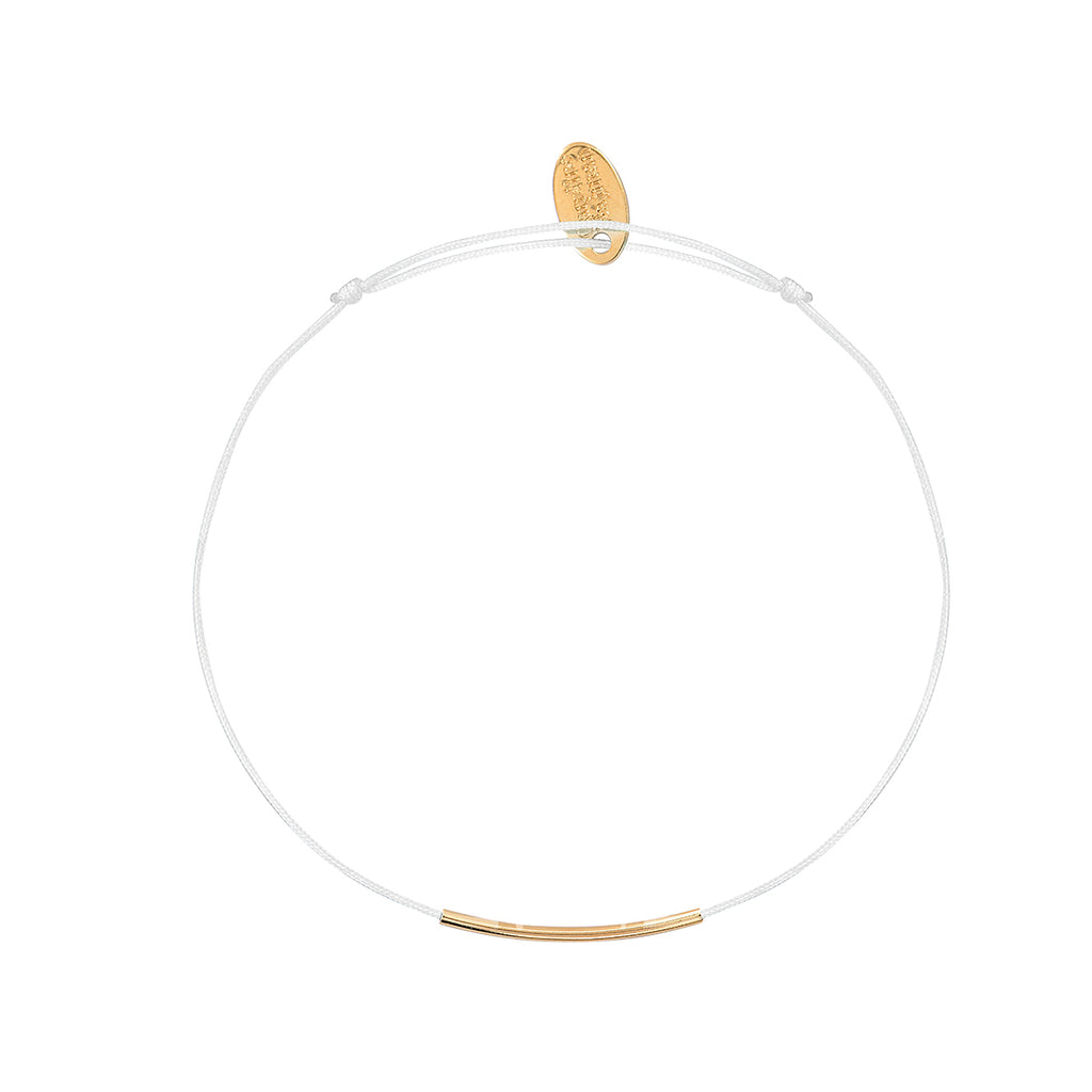 Bracelet Cordon Fineline Blanc