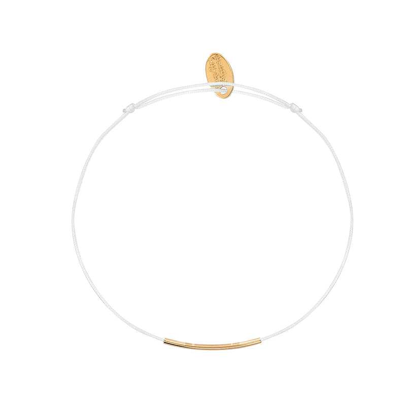 Bracelet Cordon Fineline Blanc
