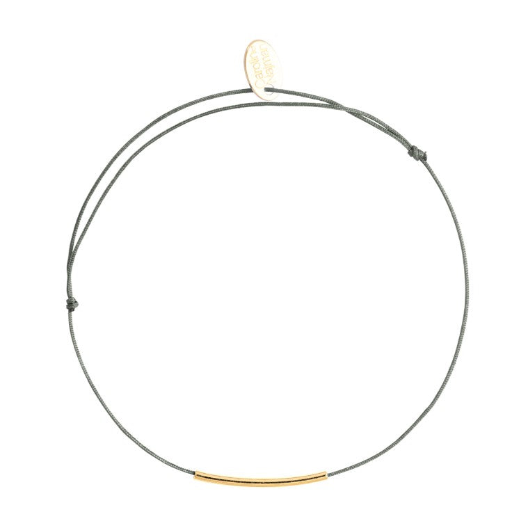 Pulsera de cordón caqui Fineline