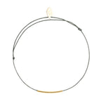 Pulsera de cordón caqui Fineline