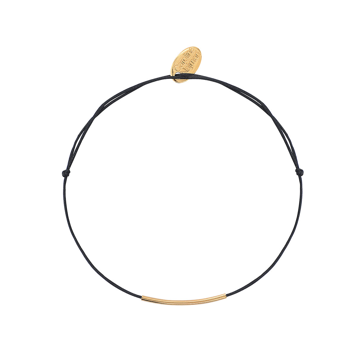 Fineline Cord Bracelet Black