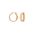 Fiona Mm Hoop Earrings Gold
