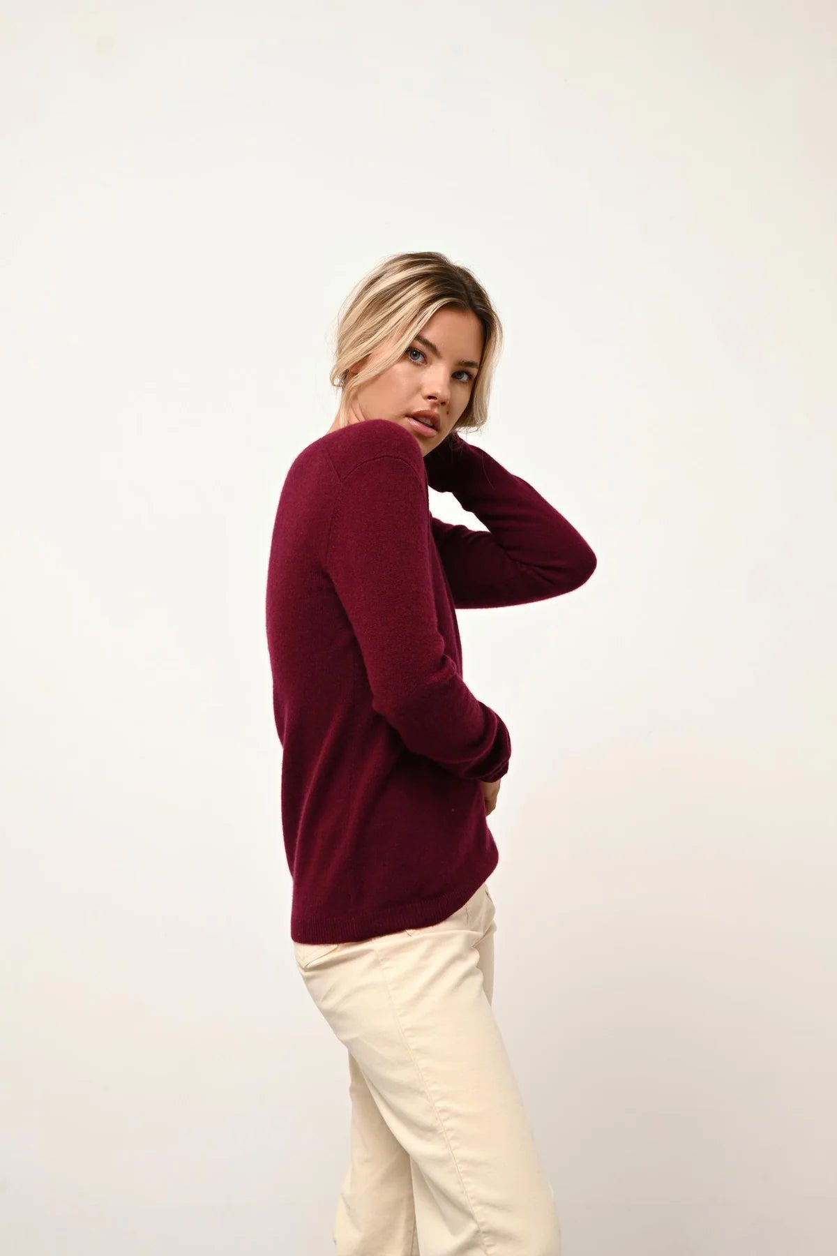 Pull Col Bateau - Fiona - Bordeaux