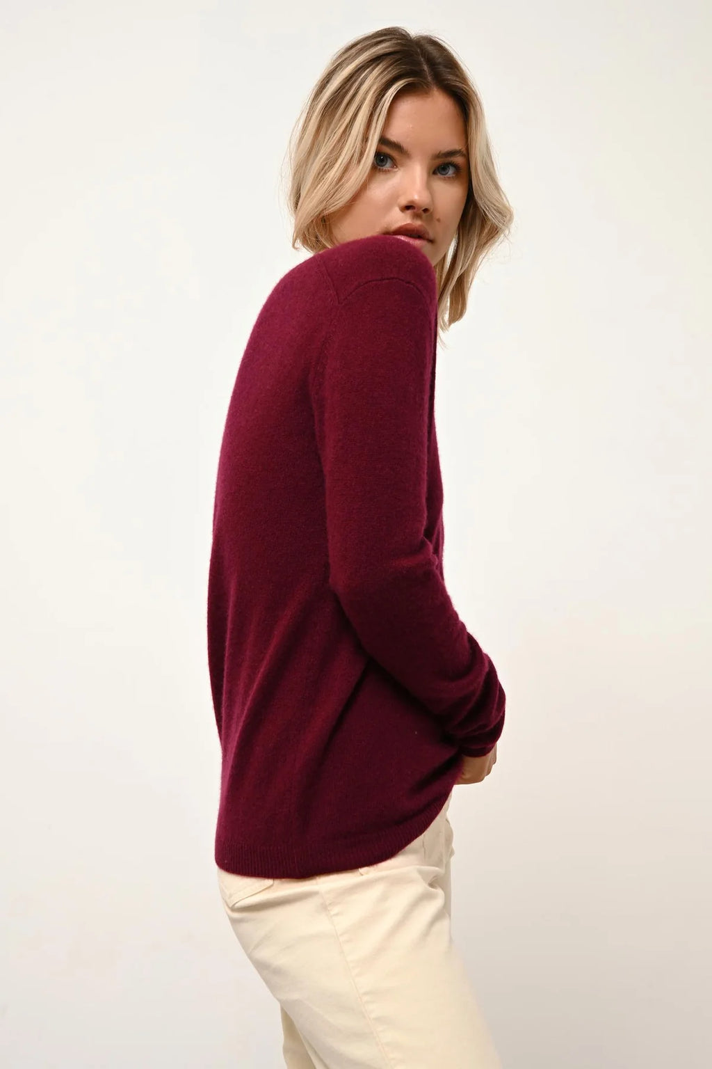Pull Col Bateau - Fiona - Bordeaux