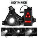 Harnais De Sport Avec Lumières Led Safelt - Noir - Mixte