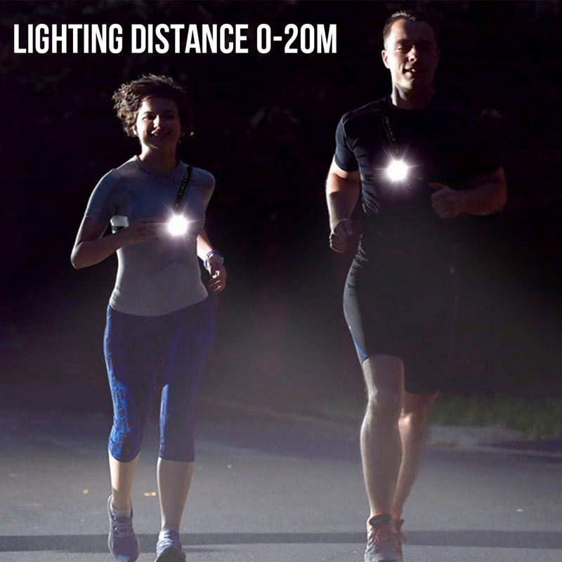 Harnais De Sport Avec Lumières Led Safelt - Noir - Mixte