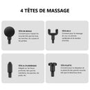 Mini Pistolet De Massage - Noir - Mixte