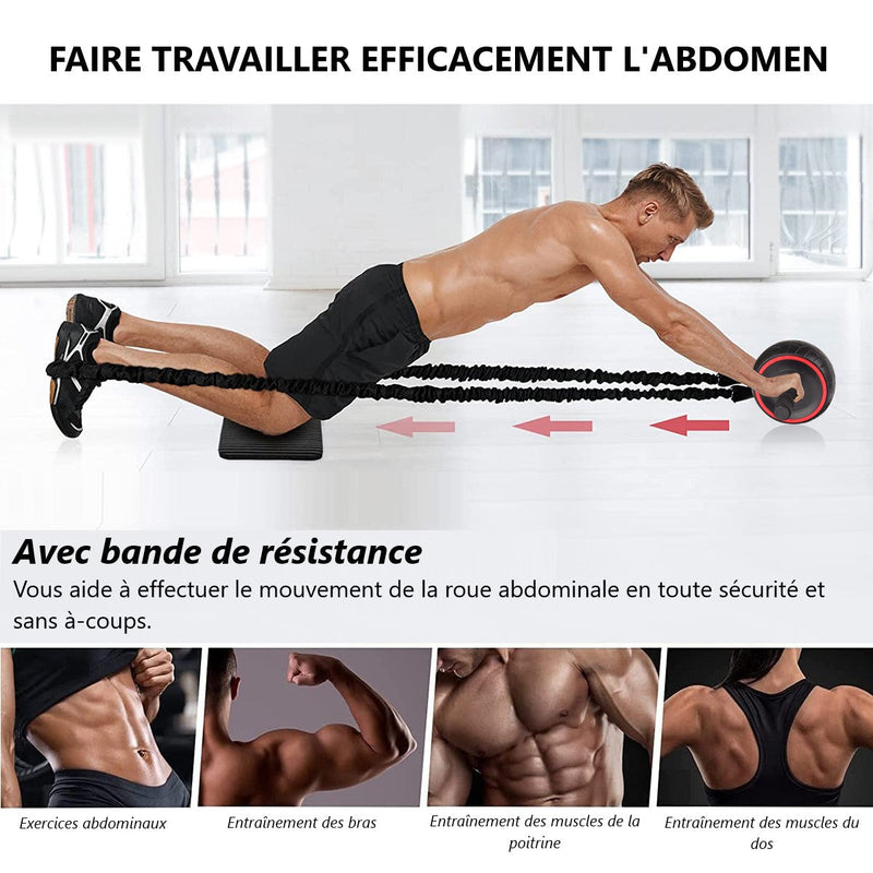 Paquete de ruedas abdominales