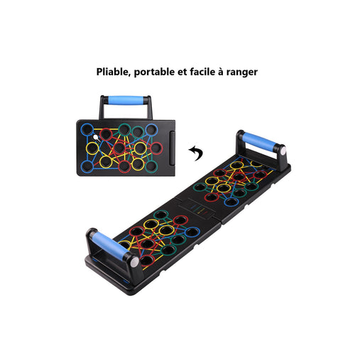 Planche Push Up - Noir - Mixte