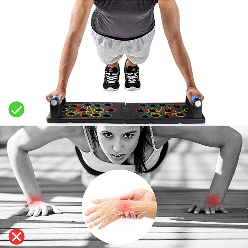 Tabla de flexiones multifuncional
