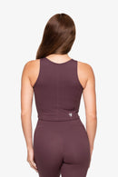 Débardeur Power Crop Smooth-Fit - Grape